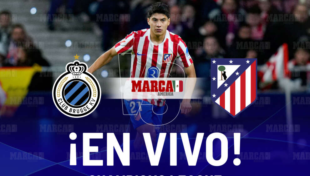Brujas vs Atlético de Madrid EN VIVO Hoy. Partido de Obed Vargas en Playoffs de Champions League 2026: 0-2 Julián Álvarez y Lookman