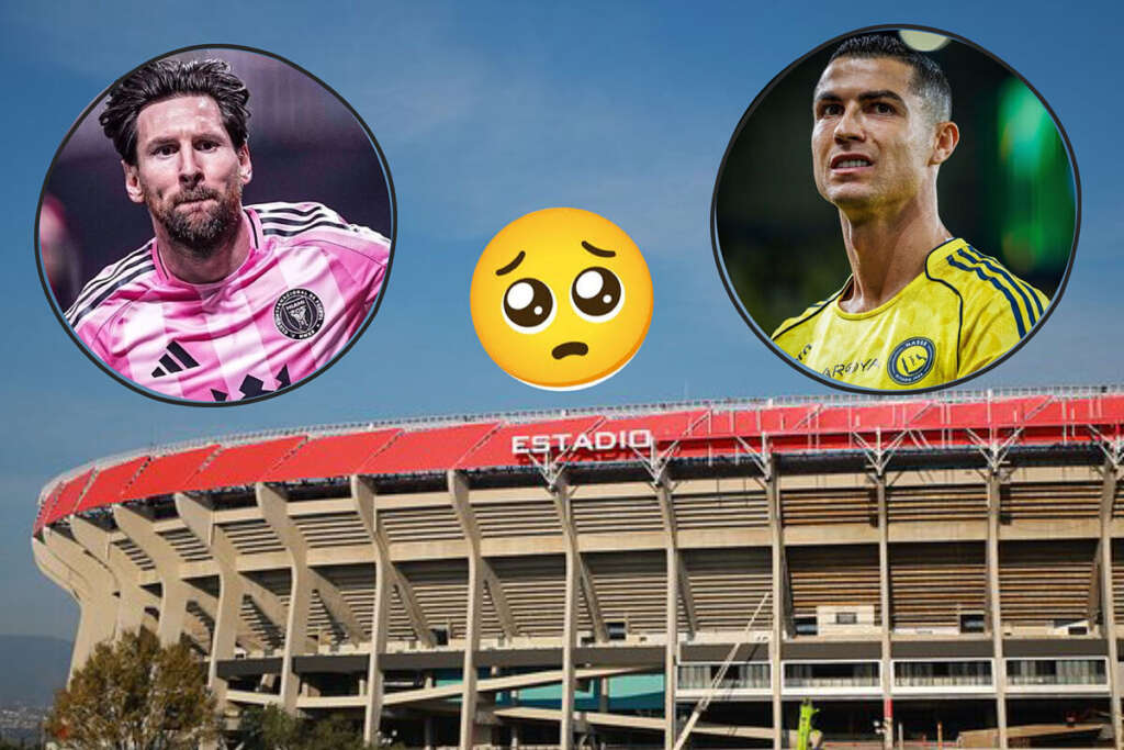 Messi y Cristiano Ronaldo no llegan al Azteca, se le cae la "fiesta" al América y a México