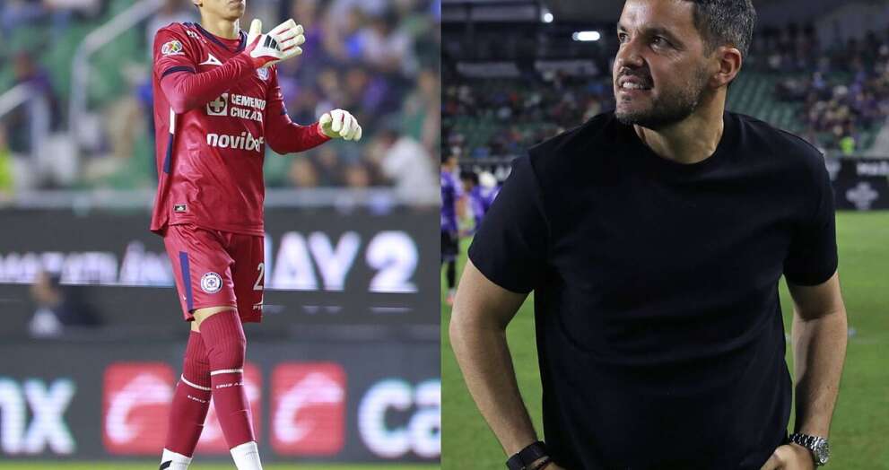 "Es lo más justo": Larcamón aclara regreso de Kevin Mier a portería de Cruz Azul