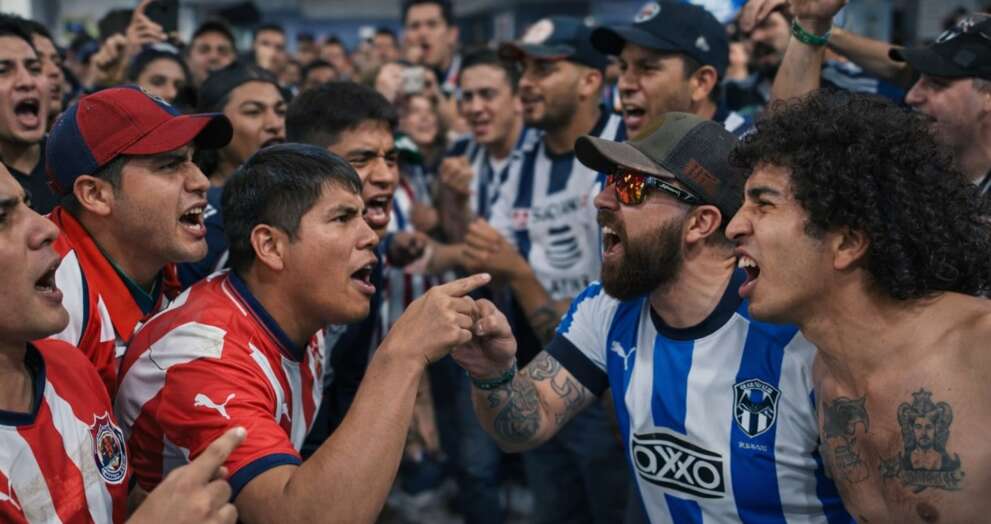 ¡Violencia en estadio mundialista! Aficionados de Monterrey golpean a seguidor de Chivas tras derrota