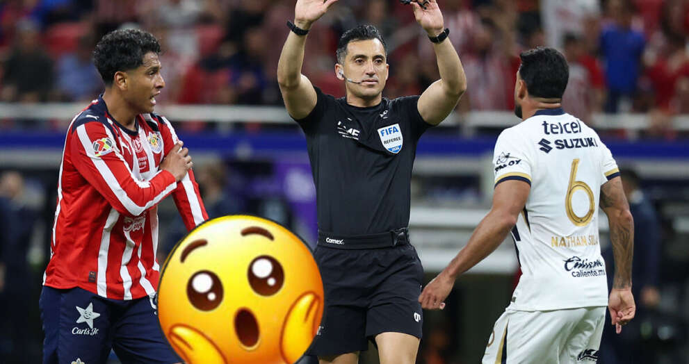 Árbitro del Chivas vs Pumas es suspendido para la Jornada 14 ¿Hizo mal su trabajo?
