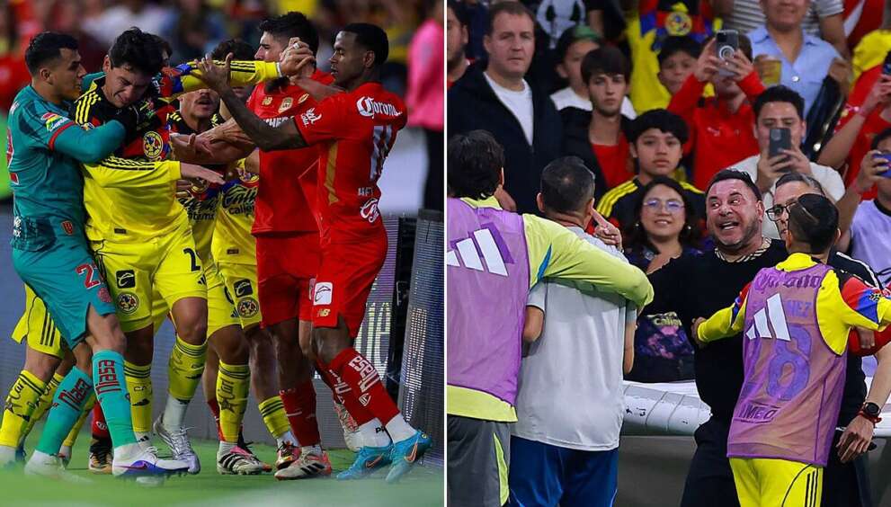 ¿Veto al Estadio Azteca? Antonio Mohamed, Henry Martín, Helinho y las fuertes sanciones que se vienen tras el América vs Toluca