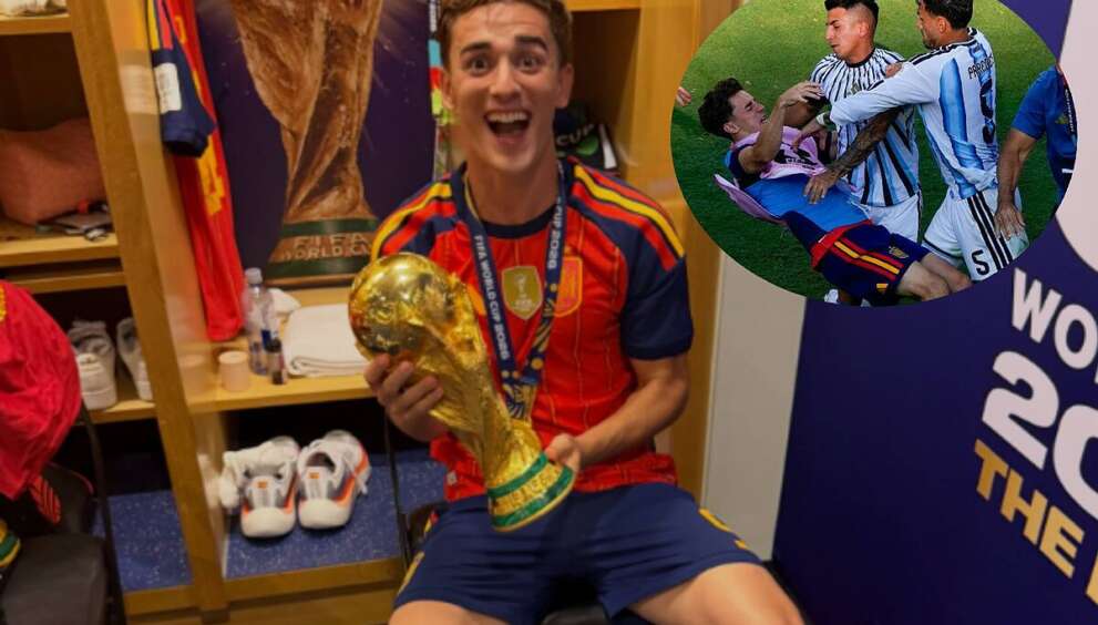 El mensaje de Gavi tras ser agredido por Leandro Paredes en la Final de Copa del Mundo