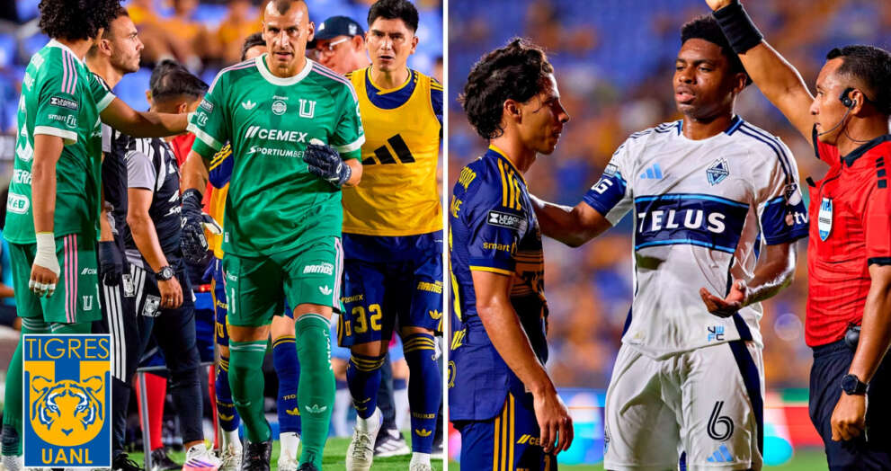 Tigres pierde la cabeza: ¿Qué pasó con Nahuel Guzmán y Diego Lainez ante Vancouver en Leagues Cup?
