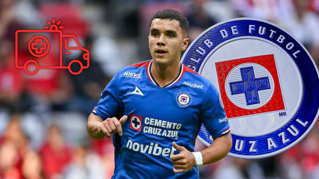 Cruz Azul pierde poder ofensivo: operan a delantero y sufre baja para juego contra Santos en Liga MX