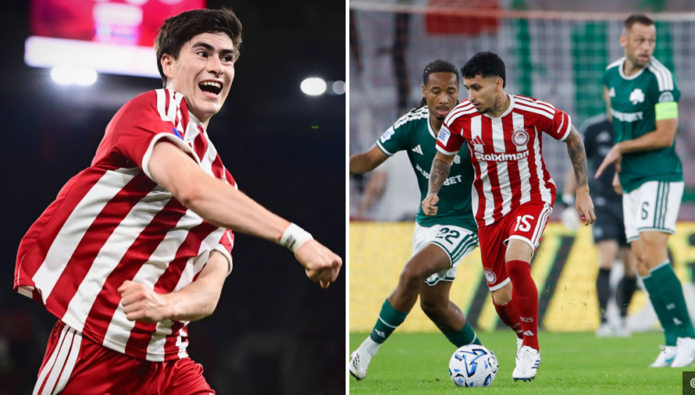 La Hormiga González vive su primer Clásico de Grecia… en la banca: Resumen Olympiacos vs Panathinaikos